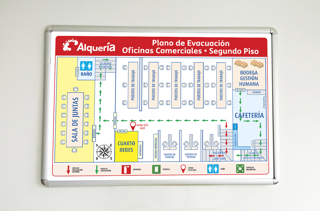 Señalizacion Ruta de Evacuacion